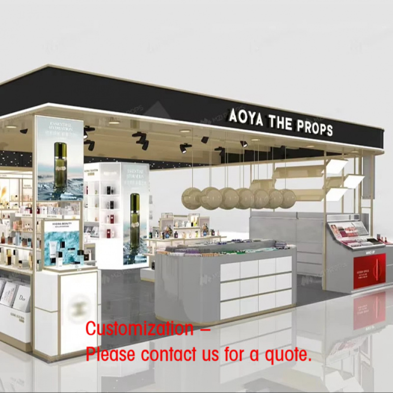 Luxury Skincare Retailers - ตู้โชว์เครื่องสำอางสุดหรูแบบกำหนดเองสำหรับร้านค้าปลีก ตู้โชว์ผลิตภัณฑ์ความงาม ตู้โชว์เครื่องสำอางและผลิตภัณฑ์บำรุงผิวสำหรับร้านค้าในห้างสรรพสินค้า ตกแต่งภายในร้านเครื่องสำอาง