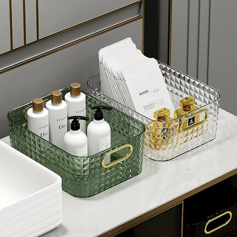 เดสก์ท็อปกล่องเก็บเครื่องสําอา - Luxury Skincare Tools บทวิจารณ์และราคา